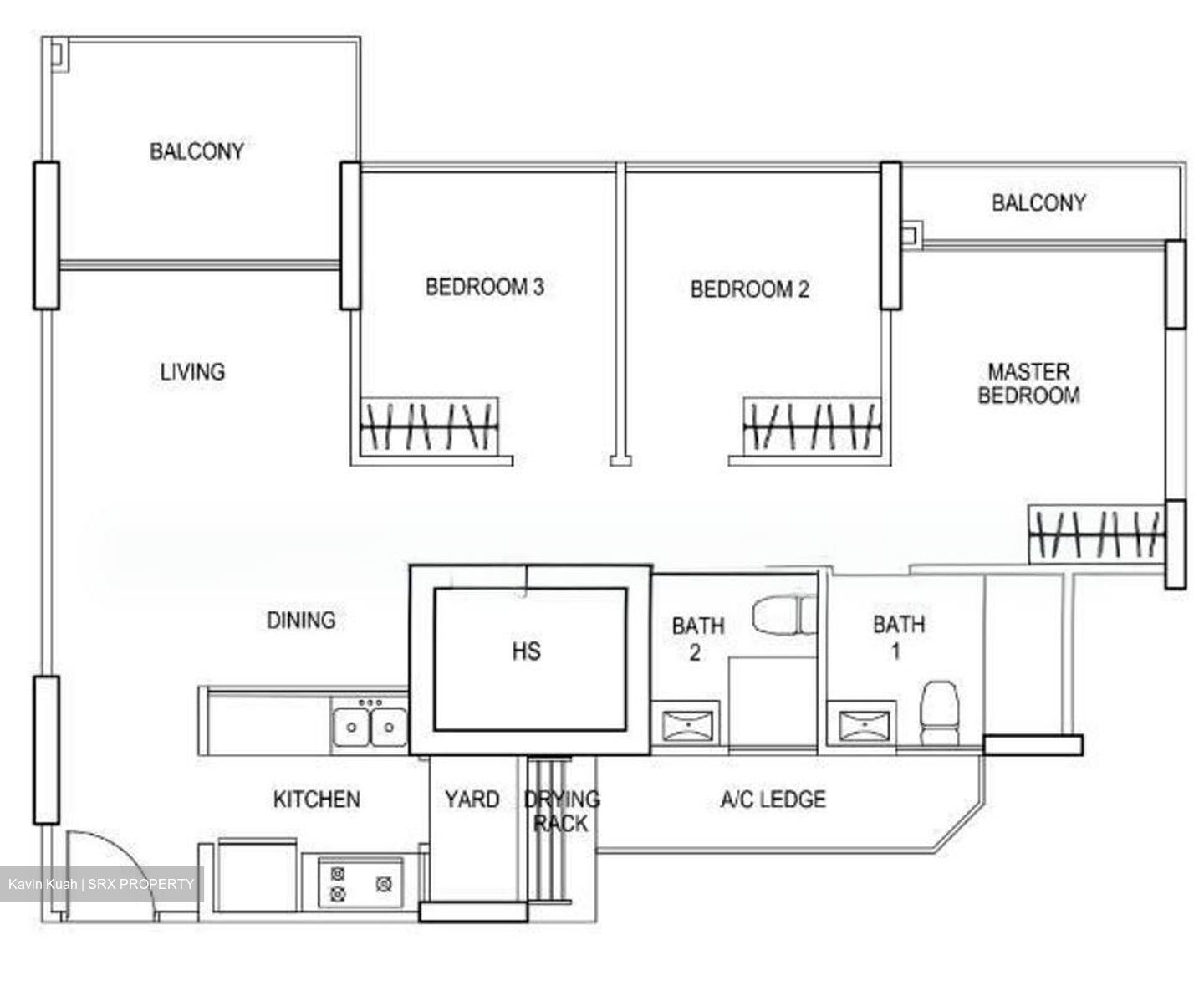 Blk 519C Centrale 8 At Tampines (Tampines), HDB 4 Rooms #523702861